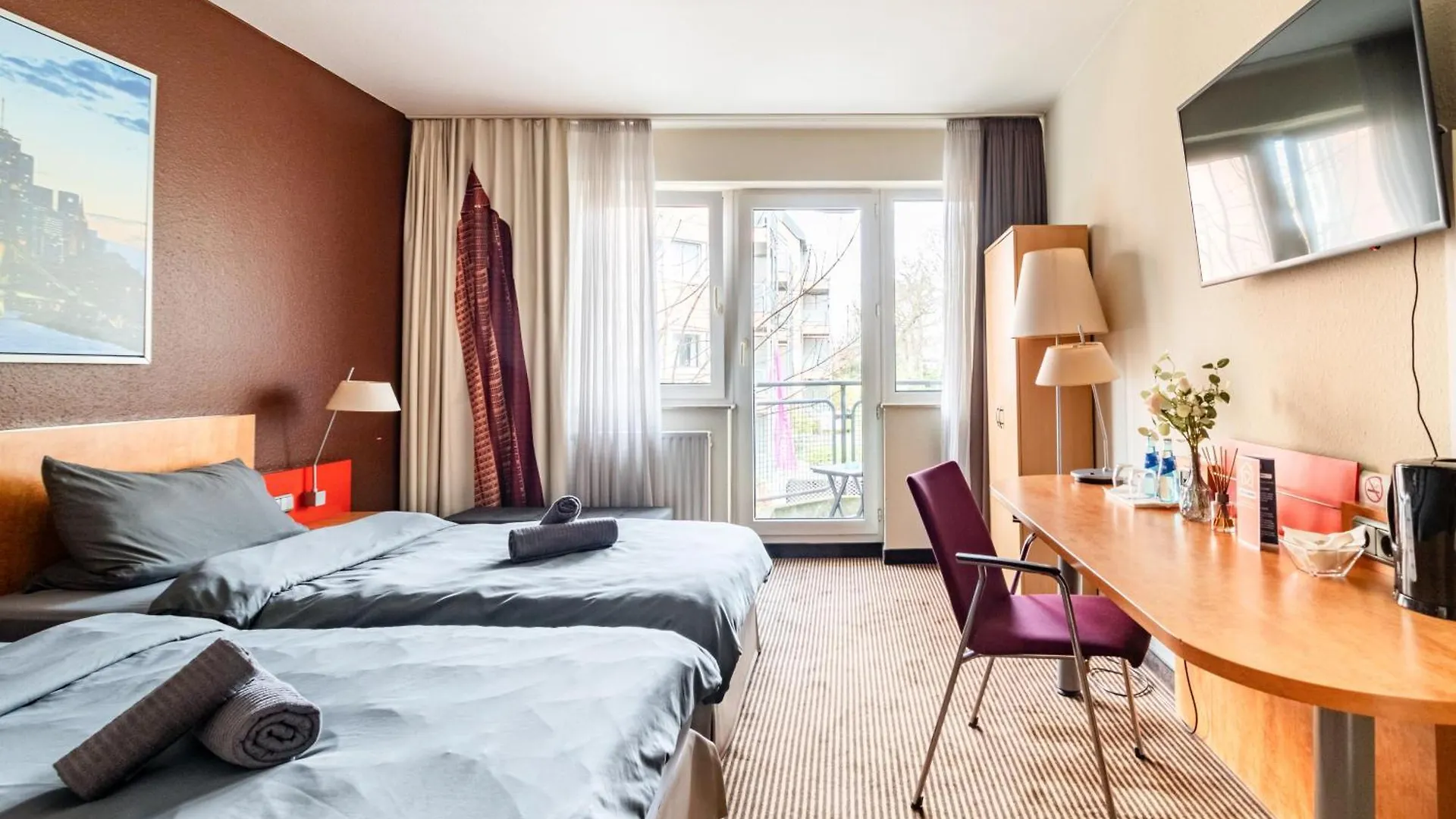 Naehe Frankfurt Messe Mit Netflix Und Balkon Apartment Frankfurt am Main Germany
